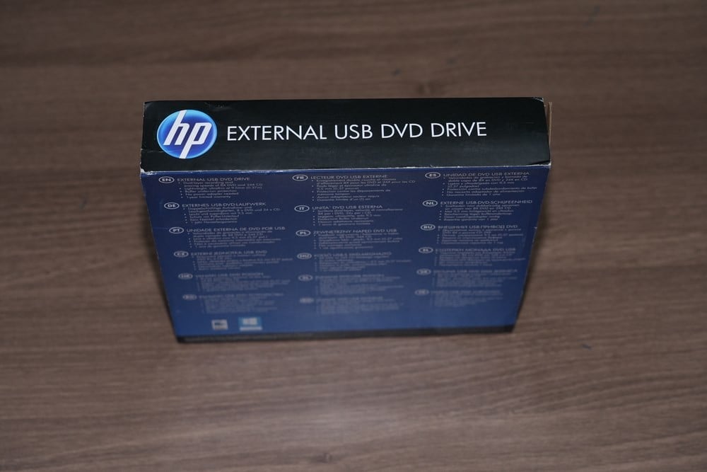 قارئ أقراص DVD خارجي USB (HP) - 3