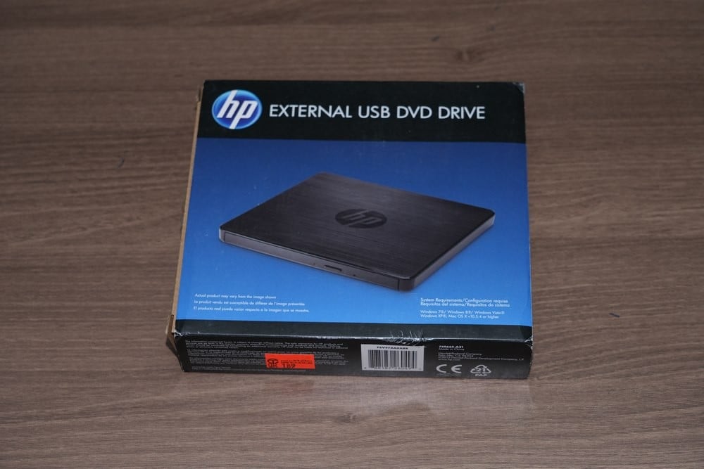 قارئ أقراص DVD خارجي USB (HP) - 1