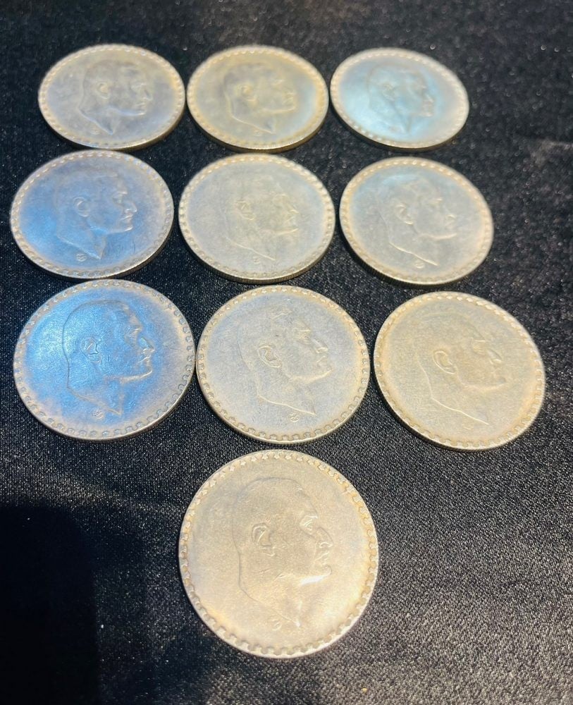 مجموعة 10 عملات تذكارية مصرية – جمال عبد الناصر - 2