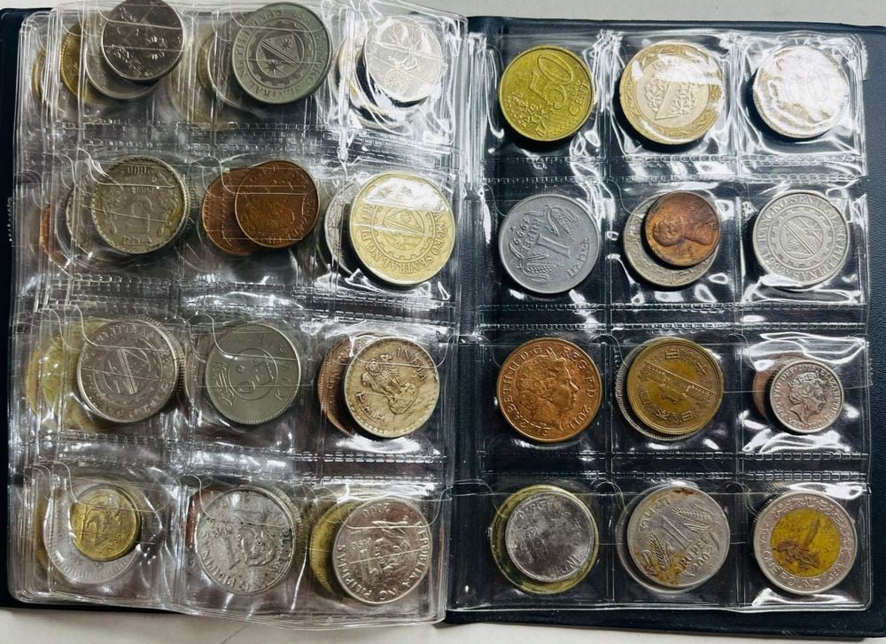 ألبوم عملات معدنية قديمة – 120 قطعة - 2 - 5
