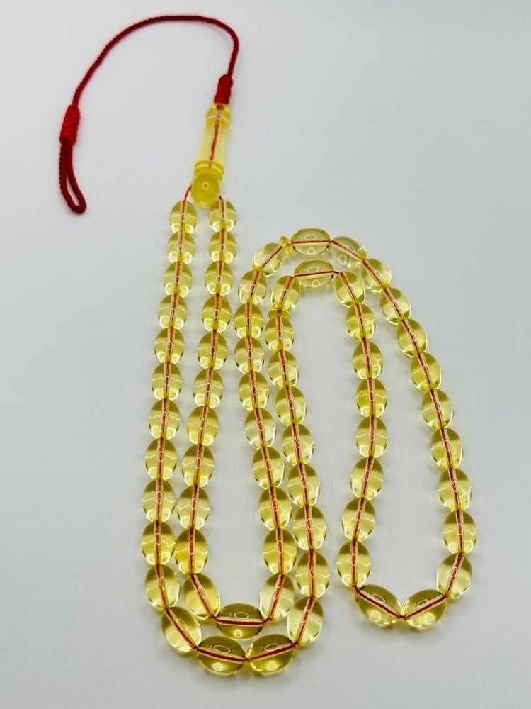 مسباح كهرمان طبيعي شفاف بيض حمام مائي تخريم سوبرر (كلينغرادي) - 2