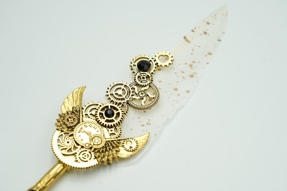 A quill pen with ink that imitates medieval pens - 6