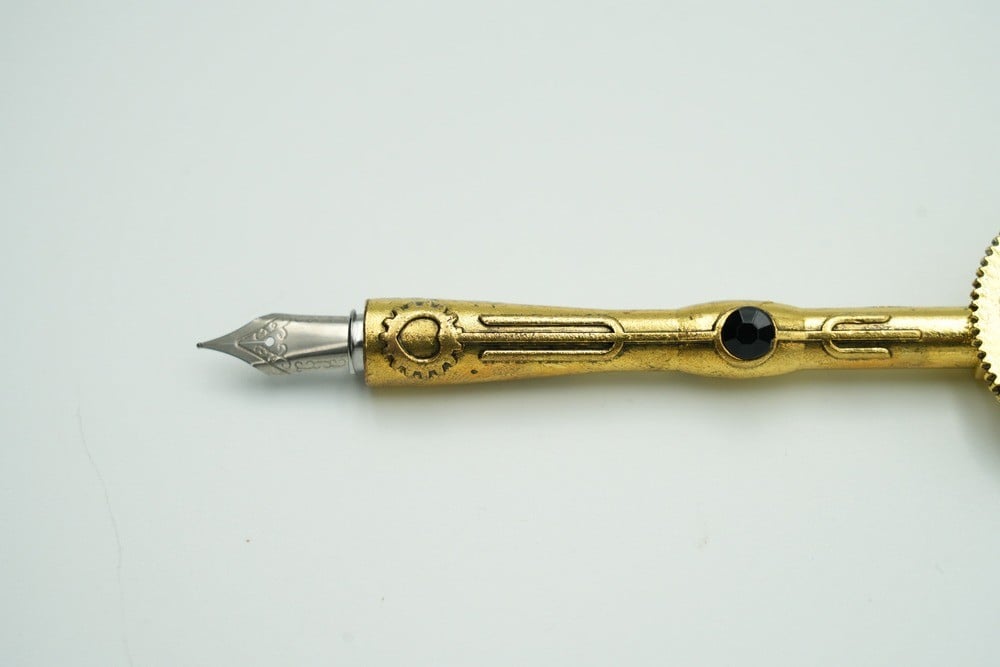 A quill pen with ink that imitates medieval pens - 7
