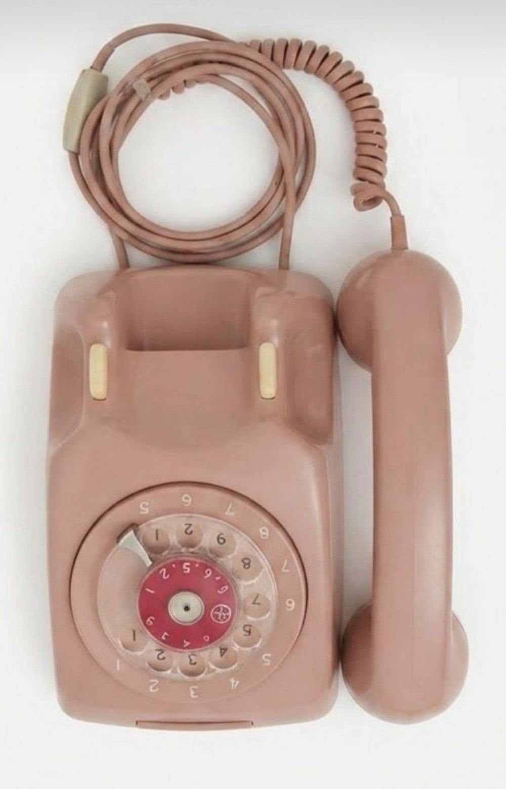 Vintage Rotary Dial Telephone – Dusty Pink - 2