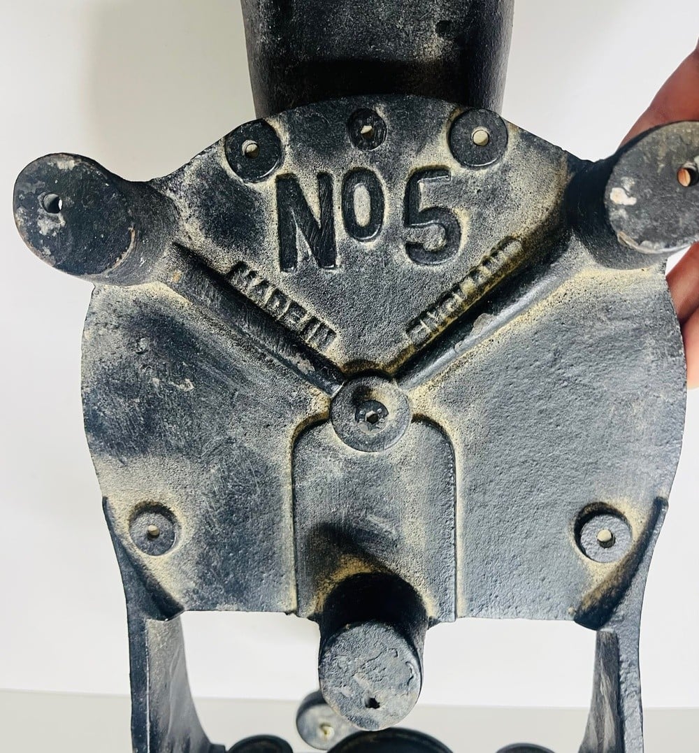 Antique Spong & Co. No. 5 Manual Coffee Grinder - 5