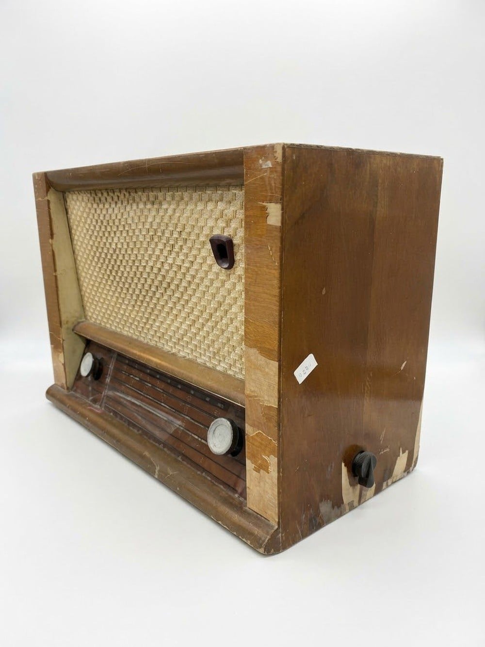 Large Vintage Wooden Radio – Decorative Collectible - 1