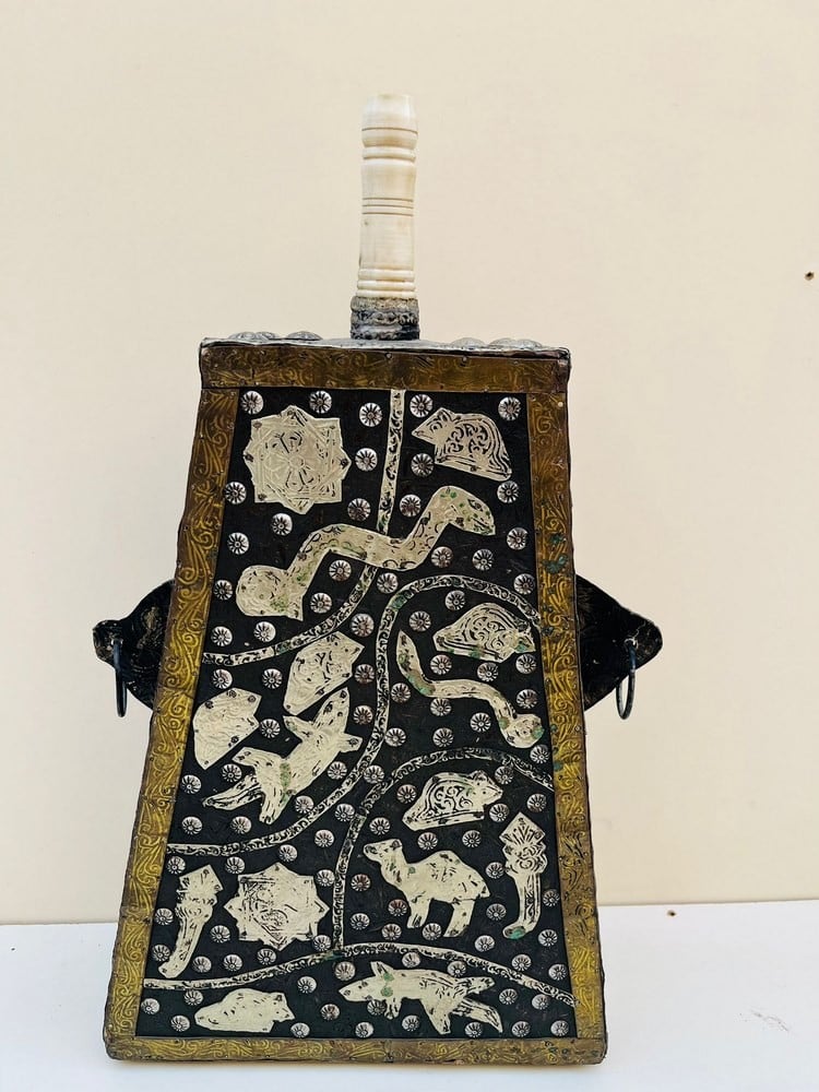 Antique Moroccan Powder Flask - 4