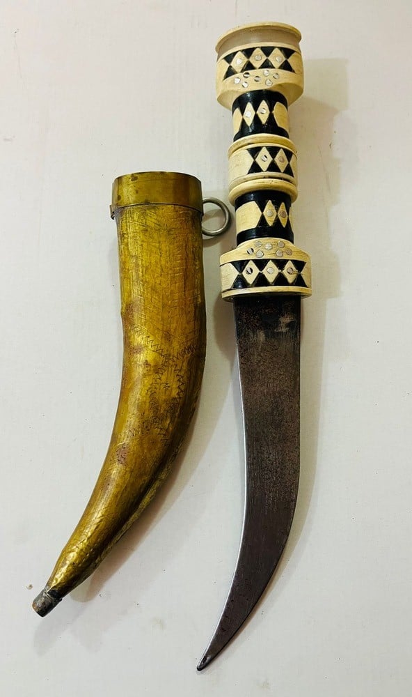 Traditional Damascene Majdalani Dagger - 4