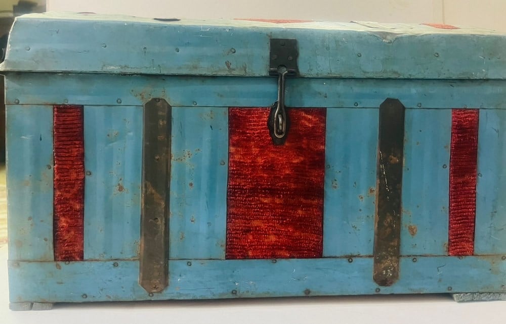 Antique Wooden Chest - 2