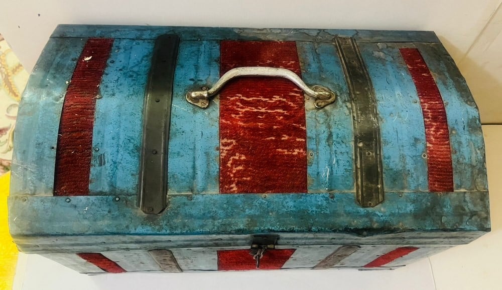 Antique Wooden Chest - 5