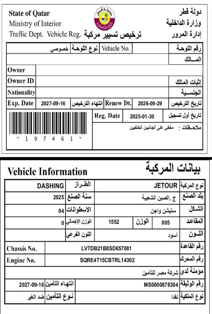 Jetour Dashing Model 2025, Y-16053 - 12