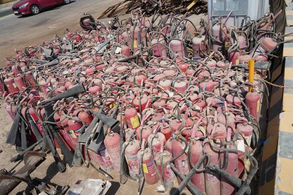 Used Fire Extinguishers & Mixed Metal Scrap - 1