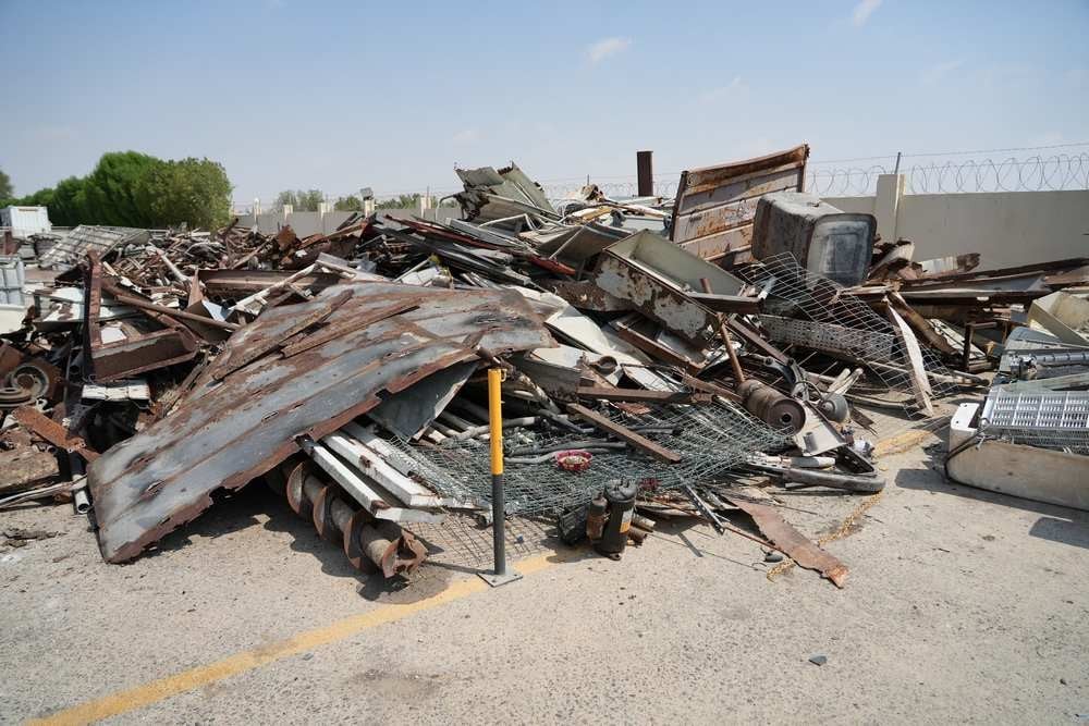 Long Metal Pipes, Frames & Structural Scrap - 1