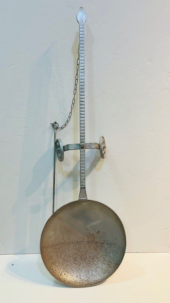 Traditional Arabic Coffee Roaster with Iron Spoon - 1