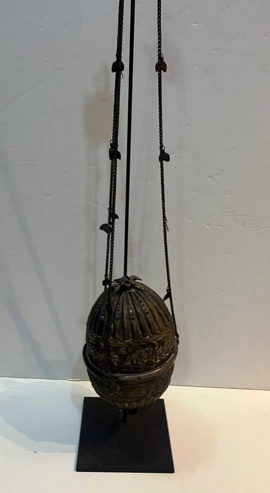 Antique Hanging Ottoman Incense Burner - 3