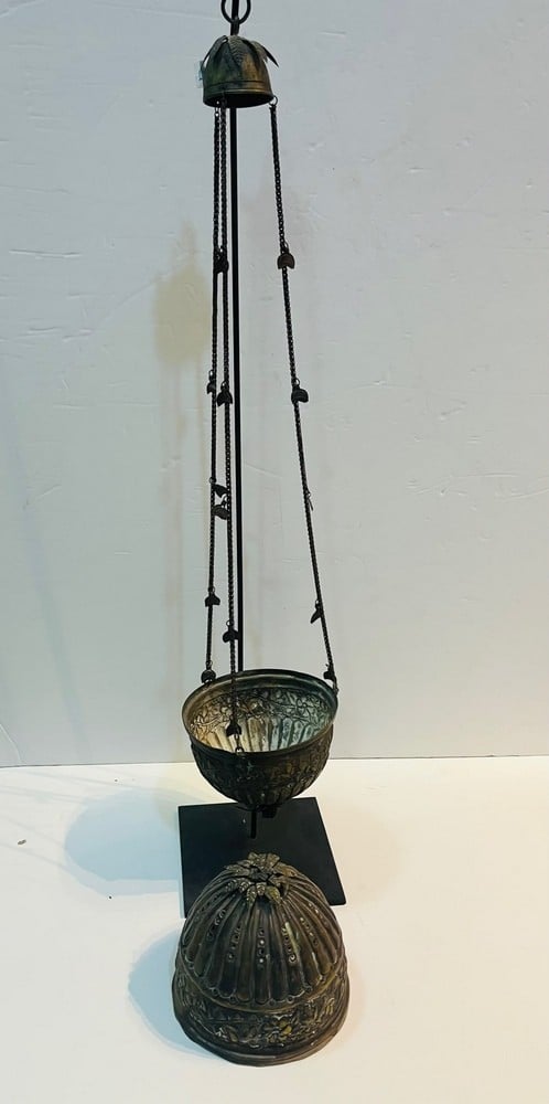 Antique Hanging Ottoman Incense Burner - 4