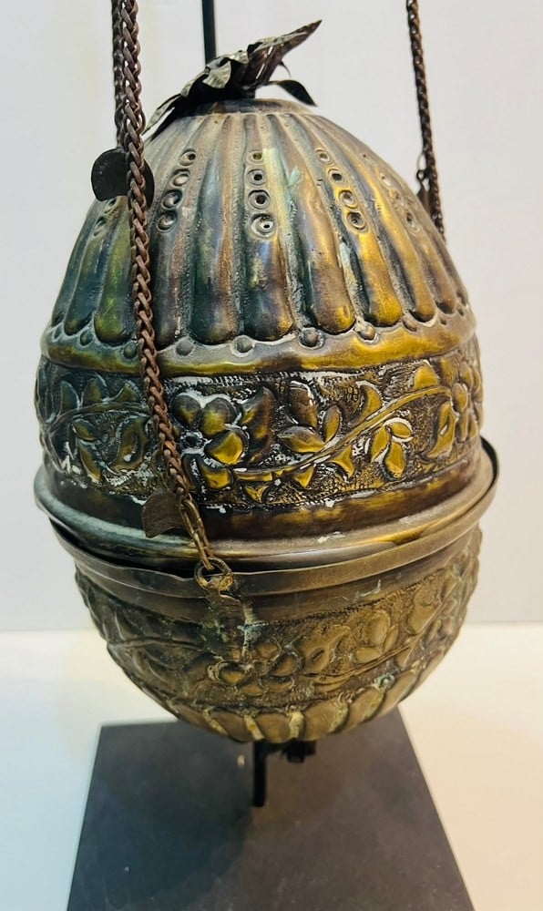 Antique Hanging Ottoman Incense Burner - 5