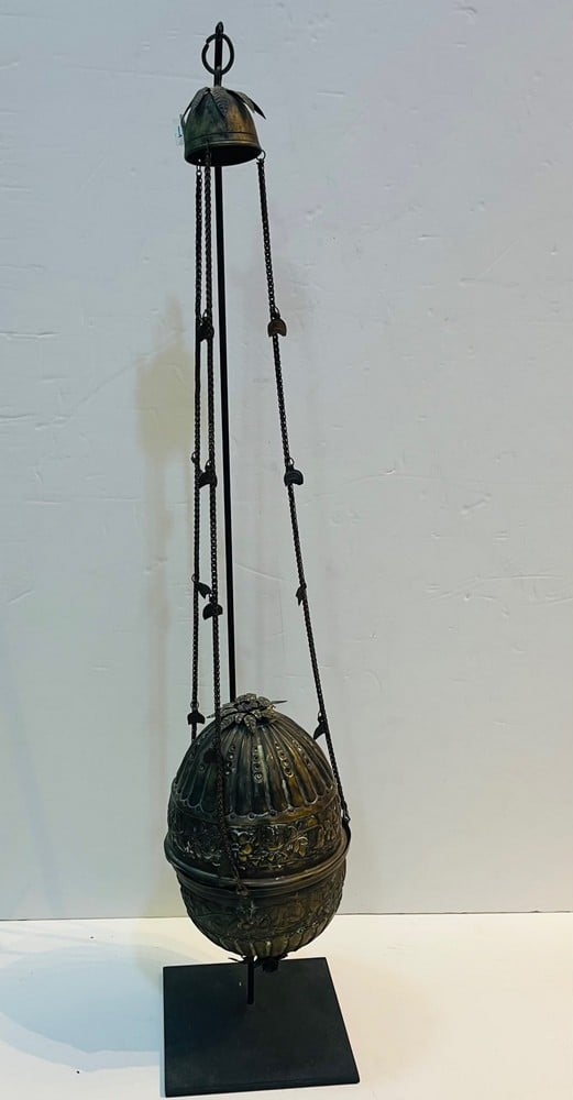 Antique Hanging Ottoman Incense Burner - 7