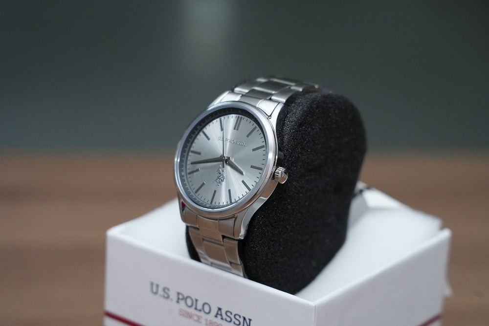 ساعة ستانلس ستيل U.S. Polo Assn. - 4