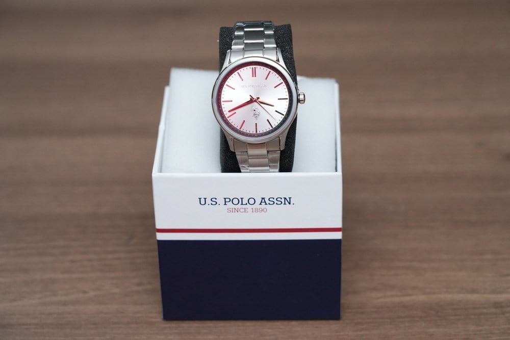ساعة ستانلس ستيل U.S. Polo Assn. - 3