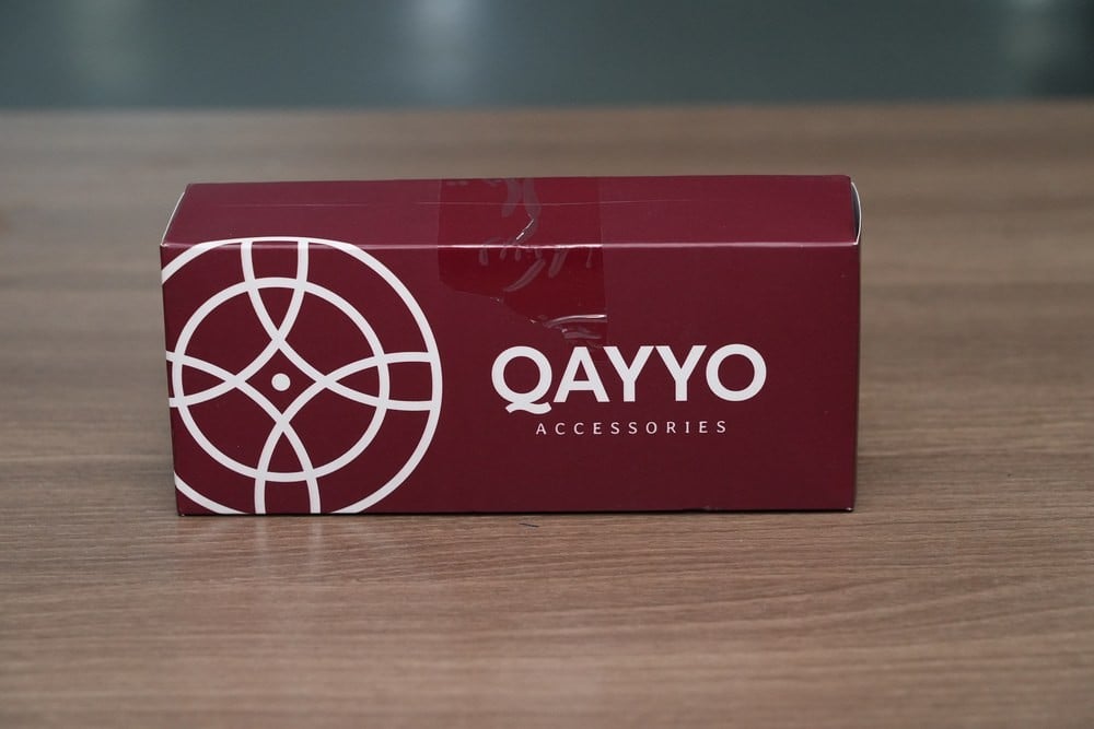 نظارة شمسية Qayyo بإطار مربع مع حافظة - 2