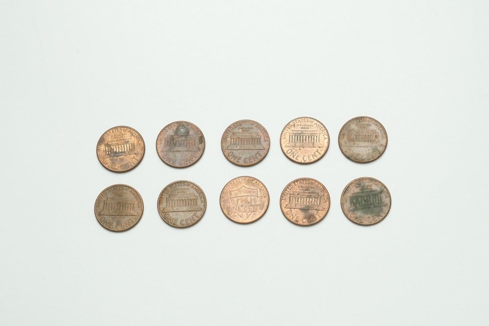Collection Of 10 American One-Cent Coins – Lincoln Cents - 1
