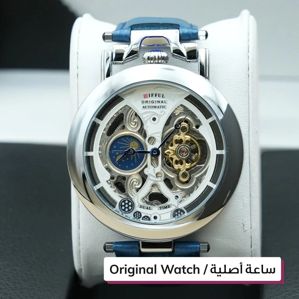Tourbillon Automatic Mechanical Watch Antique Skeleton - 2 - 1