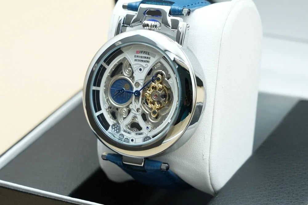 Tourbillon Automatic Mechanical Watch Antique Skeleton - 2 - 3