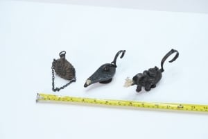 Set of Three Decorative Metal Collectibles - 2