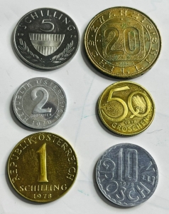 طقم عملات نمساوية قديمة – جمهورية النمسا - 4