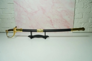 A Luxurious Sword Engraved With The Emblem Of The Republic Of Iraq - 2