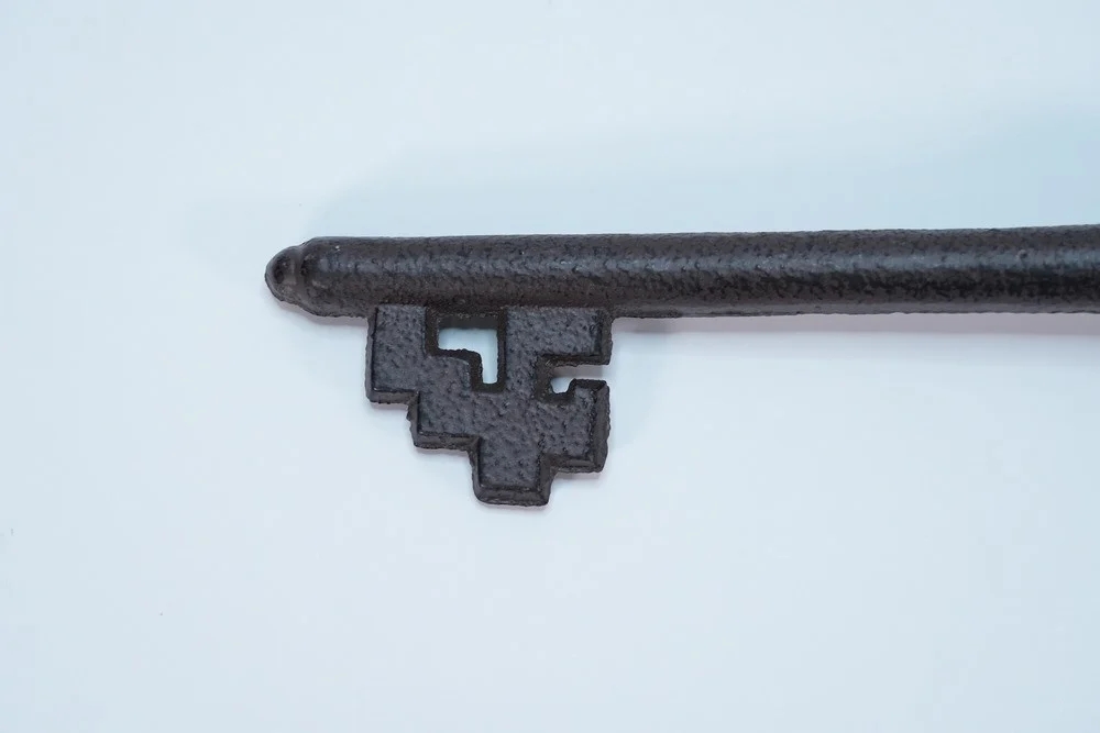 Ornate Metal Key With A Old Design - 7