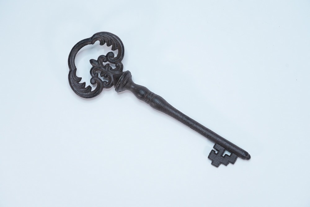 Ornate Metal Key With A Old Design - 3