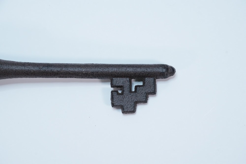Ornate Metal Key With A Old Design - 5