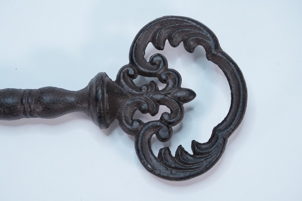 Ornate Metal Key With A Old Design - 8