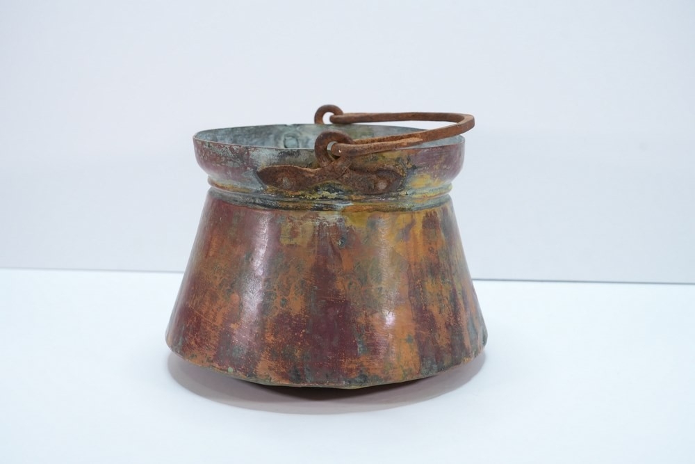 Copper Vessel Dating Back To Around 1850. - 5
