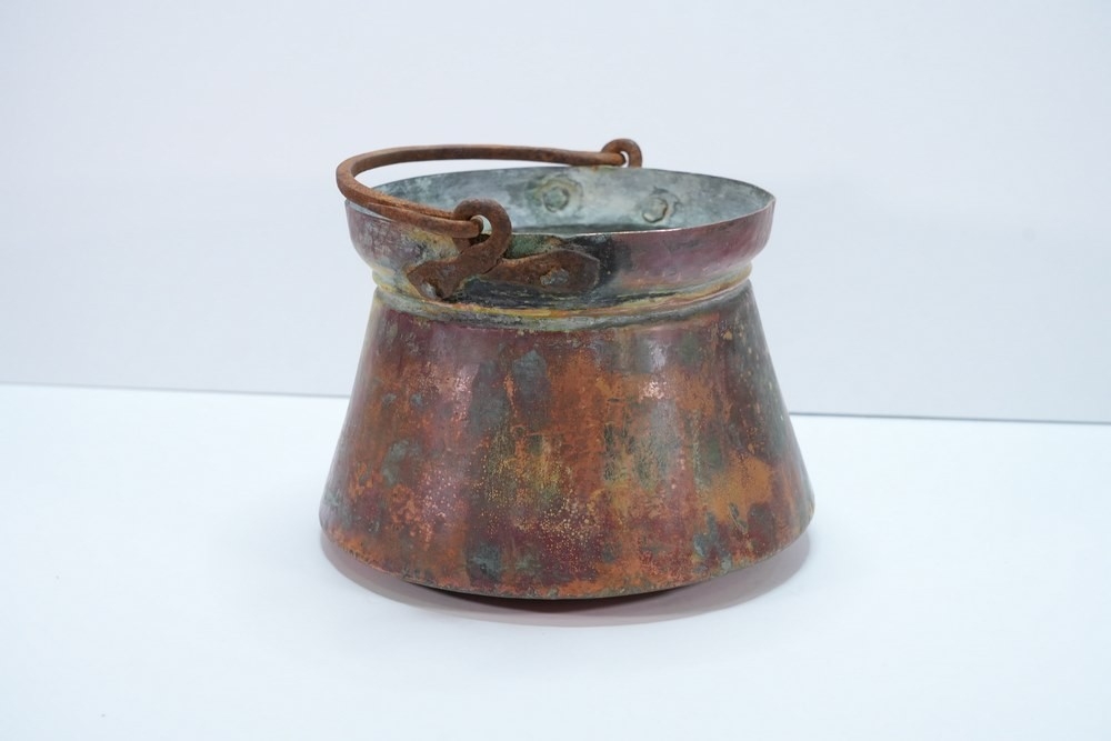 Copper Vessel Dating Back To Around 1850. - 4