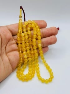 Natural Round Amber Prayer Beads (Kaliningrad) - 1 - 3
