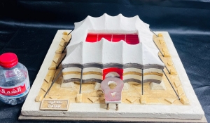 Handcrafted Al Bayt Stadium Model – Qatar - 3