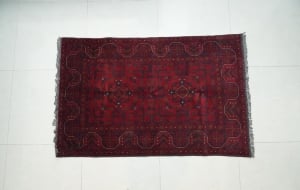 Antique Hand-Knotted Persian Iranian Rug - 1 - 2