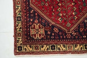 Antique Hand-Knotted Persian Iranian Rug - 2 - 2