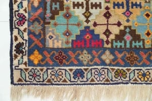 Antique Hand-Knotted Persian Iranian Rug - 3 - 4
