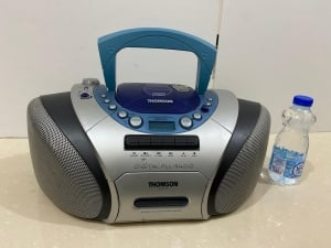 A Classic Portable Radio Equipped With A CD Player And Cassette Recorder From Thomson (Known As A Boombox - 2