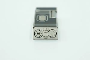 Dunhill Silver Plated And Black Enamel Lighter - 2