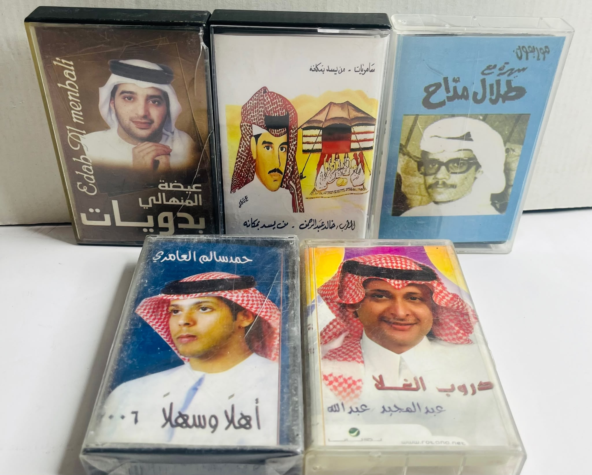 مجموعة 5 أشرطة كاسيت عربية وخليجية قديمة - 2