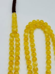 مسباح كهرمان طبيعي مدور ملطخ (كلينغرادي) - 2