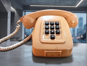 An Original Vintage Landline Telephone - 4