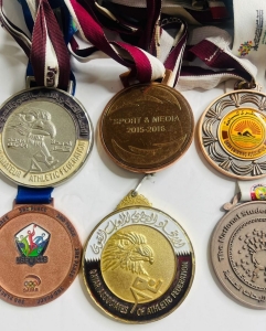 Set of 8 Vintage Qatari Commemorative Medals - 3