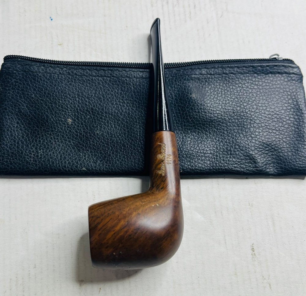 Very Old European Smoking Pipe with Leather Case - 2 - 2