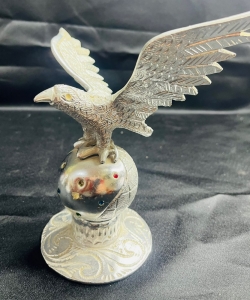 Set of 3 Decorative Metal Sculptures – Eagles and Elephant - 2
